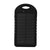 Portable External Solar Charger Power Bank + iPhone- Black