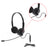 Kufje Headset with Noise Cancelling Mic for PC Home Office Phone Customer Service Plug and Play