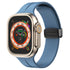 Rrip - Strap-it Apple Watch Magnetic D-Buckle Strap 42/44/45/49mm - Sport Band - (Starlight Blue)