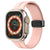 Rrip - Strap-it Apple Watch Magnetic D-Buckle Strap 42/44/45/49mm - Sport Band - (Rose Pink)