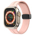 Rrip - Strap-it Apple Watch Magnetic D-Buckle Strap 42/44/45/49mm - Sport Band - (Rose Pink)