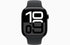 Apple Watch Series 10;  42mm Aluminum Case - Jet Black AL Black SB S/M, GPS