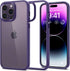 Kover Apple iPhone 14 Pro Max Polycarbonate (Transparent & Dark Purple)