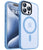 Kover Apple iPhone 15 Pro Max Policarbonat Case with MagSafe - Transparent Light Blue