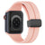 Rrip - Strap-it Apple Watch Magnetic D-Buckle Strap 42/44/45/49mm - Sport Band - (Light Pink)