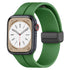 Rrip - Strap-it Apple Watch Magnetic D-Buckle Strap 42/44/45/49mm - Sport Band - (Army Green)