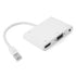 Adapter Mini Thunderbolt Displayport Source to VGA HDMI TV Audio Charge Adapter