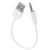 Kabell Apple ipod shufle 3.5mm Jack to USB Male Cable - White