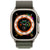 Apple Watch Ultra Titanium Case with Green Alpine Loop, 49mm