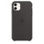 Kover Apple iPhone 11   Silicone Case - Black (Produkt Zyrtar)