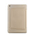 Kover Onjess iPad mini 4 PU Leather+Silicone 360 Degree Rotating Stand Case - Gold