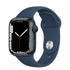 Apple Watch Series 7 Abyss Blue Aluminum Case Sport Band, 45 mm