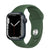 Apple Watch Series 7 Green Aluminum Case Clover Sport Band, 45 mm