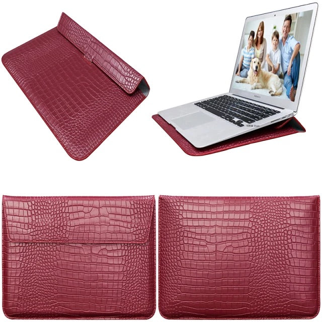 Sleeve Case leather crocodile for MacBook Air/Pro 15 inch