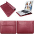 Sleeve Case leather crocodile for MacBook Air/Pro 15 - 15.4 inch/ Wine Red