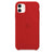 Kover Apple iPhone 11 Silicone Case - Red (Produkt Zyrtar)