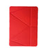 Kover  Onjess iPad mini 4 PU Leather+Silicone 360 Degree Rotating Stand Case - Red