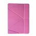 Kover  Onjess iPad mini 4 PU Leather+Silicone 360 Degree Rotating Stand Case - Pink