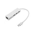 USB 3.1 Type C to Ethernet LAN Card Adapter with 3 USB Ports for MACBOOK